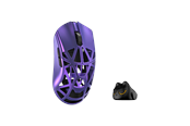 Mus - WLMouse Beast X Pro (Solid Side + Omron) / Wireless 8K / Magnesium - Gaming Mus - Optisk - 5 knapper - Lilla - MPRO-PURPLE-O-SHIXIN
