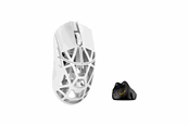 Mus - WLMouse Beast X Pro (Solid Side + Omron) / Wireless 8K / Magnesium - Gaming Mus - Optisk - 5 knapper - Hvid - MPRO-SHIXIN-WHITE-O