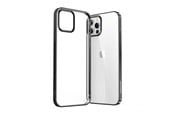 Mobil - Covers & Cases - Joyroom New Beautiful Series ultra thin case with electroplated frame for iPhone 12 Pro Max black (JR-BP796) - 6941237119315