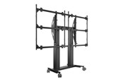 Vægbeslag, AV-Beslag & AV-Møbler - Multibrackets M Pro Series cart - motorised - for 4x4 video wall - height adjustable with 70 cm of vertical travel - black - Maks - Maks størrelse 108" - 7350022739000