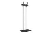 Vægbeslag, AV-Beslag & AV-Møbler - Multibrackets M Pro stand - for flat panel - dual pole single side - black - Maks 100 kg - Maks størrelse 98" - 7340234812608