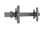 Vægbeslag, AV-Beslag & AV-Møbler - Multibrackets MBW1U 1000 mounting kit - adjustable single side - for flat panel - black - Maks 40 kg - Maks størrelse 98" - 7340234810703
