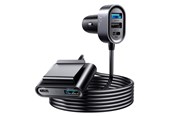 Mobil - Adaptere & Opladere - Joyroom car charger 2xPD + 2xQC3.0 72W 1.5m black (JR-CL05) - 6941237153173