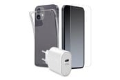 Mobil - Covers & Cases - SBS oplader, cover og beskyttelsesglas-kit til iPhone 14 / 13® - KIT31IP1361
