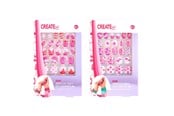 Kreativt Legetøj - CREATE IT! Self-adhesive nail set 1 pcs - assorted - 884534BV1