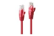 Netværkskabel - Lindy patch cable - 10 m - red - Rød - 10m - 48037