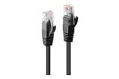 Netværkskabel - Lindy patch cable - 1 m - black - Sort - 1m - 48077