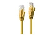 Netværkskabel - Lindy patch cable - 50 cm - yellow - Gul - 0.5m - 48061