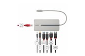 Dockingstation - Lindy - docking station - USB-C 3.2 - 2 x HDMI - 1GbE - 43360