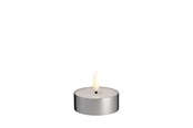 Boligindretning - Moods & More LED Melted tealight - Metal silver finish - M12-MS063025