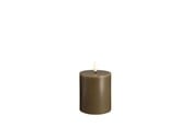 Boligindretning - Moods & More LED pillar candle - Dark sand - 74x100 mm - M30-DS074100
