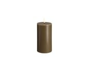 Boligindretning - Moods & More LED pillar candle - Dark sand - 74x150 mm - M30-DS074150