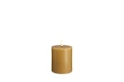 Boligindretning - Moods & More LED pillar candle - Honey mustard - 74x100 mm - M30-HM074100