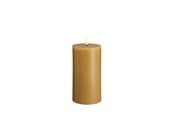 Boligindretning - Moods & More LED pillar candle - Honey mustard - 74x150 mm - M30-HM074150