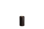 Boligindretning - Moods & More LED pillar candle - Melted Charcoal - 49x100 mm - M31-CC049100