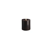 Boligindretning - Moods & More LED pillar candle - Melted Charcoal 74x100 mm - M31-CC074100