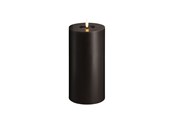 Boligindretning - Moods & More LED pillar candle - Melted Charcoal - 99x200 mm - M31-CC099200