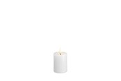Boligindretning - Moods & More LED pillar candle - Melted Classic white - 49x75 mm - M31-CW049075