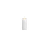Boligindretning - Moods & More LED pillar candle - Melted Classic white - 49x100 mm - M31-CW049100
