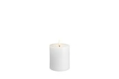 Boligindretning - Moods & More LED pillar candle - Melted Classic white - 74x100 mm - M31-CW074100