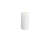 Boligindretning - Moods & More LED pillar candle - Melted Classic white - 74x150 mm - M31-CW074150