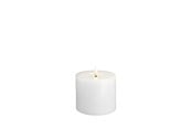 Boligindretning - Moods & More LED pillar candle - Melted Classic white - 99x100 mm - M31-CW099100