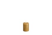Boligindretning - Moods & More LED pillar candle - Melted Honey mustard - 49x75 mm - M31-HM049075