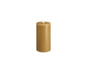 Boligindretning - Moods & More LED pillar candle - Melted Honey mustard - 74x150 mm - M31-HM074150