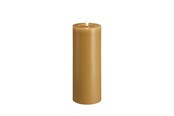 Boligindretning - Moods & More LED pillar candle - Melted Honey mustard - 74x200 mm - M31-HM074200