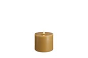 Boligindretning - Moods & More LED pillar candle - Melted Honey mustard - 99x100 mm - M31-HM099100