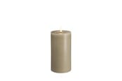 Boligindretning - Moods & More LED pillar candle - Melted Kit grey - 74x150 mm - M31-KG074150