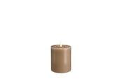 Boligindretning - Moods & More LED pillar candle - Melted Sand - 74x100 mm - M31-SD074100