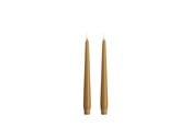 Boligindretning - Moods & More LED taper candle - Slim - Honey mustard - 23x250 mm - 2 pcs - M50-HM023250