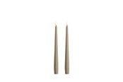 Boligindretning - Moods & More LED taper candle - Slim - Kit grey - 23x250 mm - 2 pcs - M50-KG023250