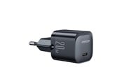 Mobil - Adaptere & Opladere - Joyroom Mini charger USB C 20W PD  JR-TCF02 - black - JR-TCF02B