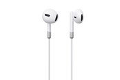Hovedtelefoner/headset - Joyroom JR-EW01 in-ear wired mini jack headphones with remote control - white - 6956116769833