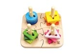 Trælegetøj - Hape - Sorting Puzzle Creative - E0411