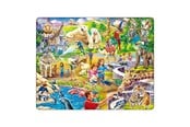 Puslespil - Larsen Puzzles Animals - At the Zoo 48 pcs. Floor - LA-US30