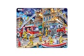 Puslespil - Selecta Play Larsen Jigsaw Puzzle The Firemen 45 pcs. Floor - LA-US21