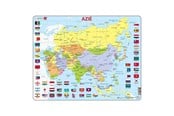 Puslespil - Selecta Play Larsen Puzzle Map Asia with Flags 70 pcs. Floor - LA-K44-NL