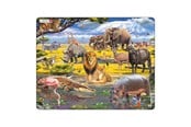 Puslespil - Selecta Play Larsen Jigsaw Puzzle Animals - African Savannah 43 pcs. 2D Puslespil - LA-FH30