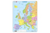Puslespil - Selecta Play Larsen Jigsaw Puzzle Map Europe 37 pcs. Floor - LA-A8-NL