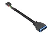 USB kabel - Alcasa electronik Good Connections - USB internal adapter - 9 pin USB header to 19 pin USB 3.0 header - 15 cm - 5021-PST1