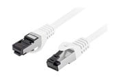 Netværkskabel - Lanberg patch cable - 25 cm - white - Hvid - 0.25m - PCF8-10CU-0025-W