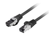 Netværkskabel - Lanberg patch cable - 1 m - black - Sort - 1m - PCF8-10CU-0100-BK
