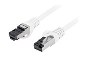 Netværkskabel - Lanberg patch cable - 2 m - white - Hvid - 2m - PCF8-10CU-0200-W