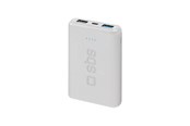 Powerbank - SBS hurtigtopladende powerbank - 5000 mAh - Hvid Powerbank - TEBB5000POCW