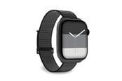 Smartwatch - Tilbehør - CASE&ME SBS nylon urrem til Apple Watch 38/40/41mm - Sort - CMAWATCHB40NK