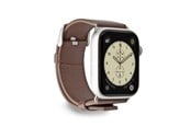 Smartwatch - Tilbehør - CASE&ME SBS Eco Leather urrem til Apple Watch 42/44/45/49mm - Brun - CMAWATCHB44PUB