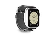 Smartwatch - Tilbehør - CASE&ME SBS Eco Leather urrem til Apple Watch 42/44/45/49mm - Sort - CMAWATCHB44PUK